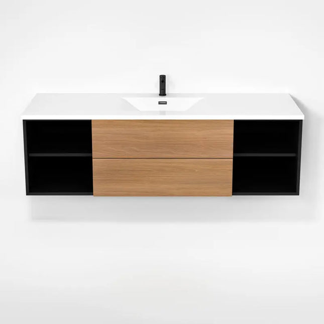 Rubi Haus Cabinet/Basin/Without Legs Set Mbk+No RHS1600K02MBK-NO - Plumbing Market