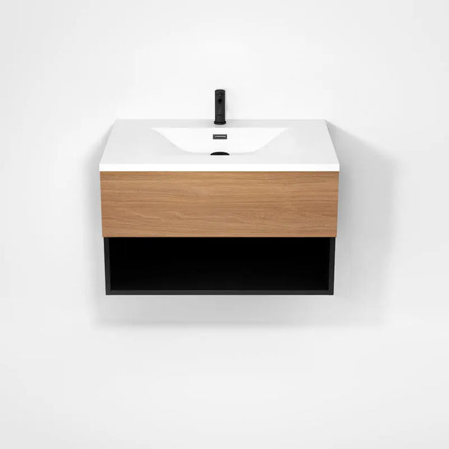 Rubi Haus Cabinet/Basin/Without Legs Set Mbk+No RHS800K02MBK-NO - Plumbing Market