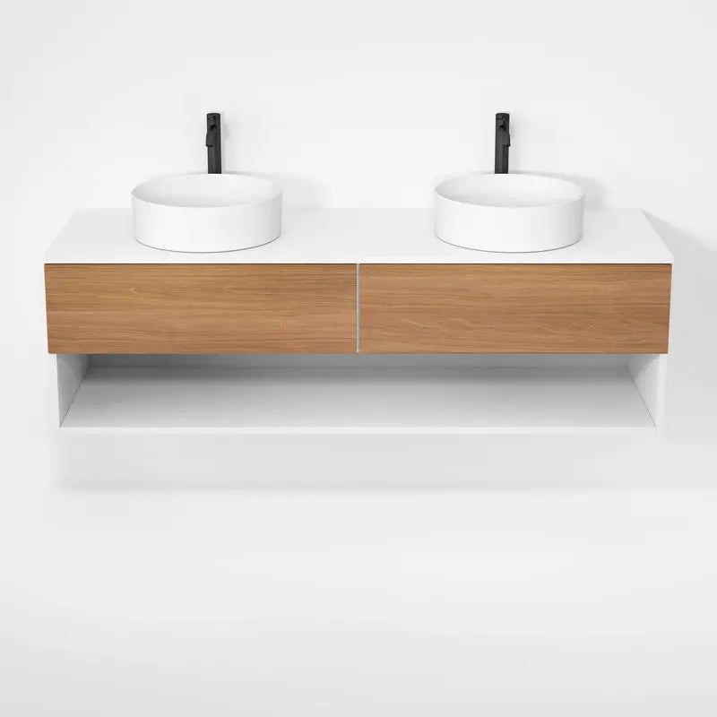 Rubi Haus Cabinet/Laminate Top/Without Legs Set Mbl+No RHS1600DK01MBL-NO - Plumbing Market