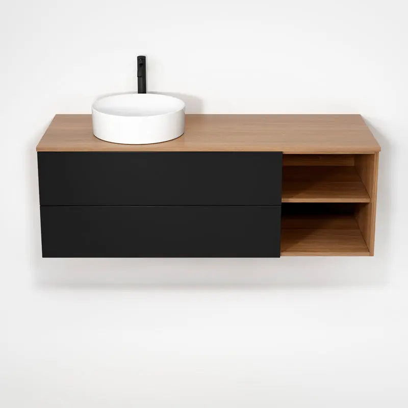 Rubi Haus Cabinet/Laminate Top/Without Legs Set No+Mbk RHS1400LK01NO-MBK - Plumbing Market