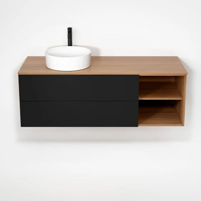 Rubi Haus Cabinet/Laminate Top/Without Legs Set No+Mbk RHS1400LK01NO-MBK - Plumbing Market