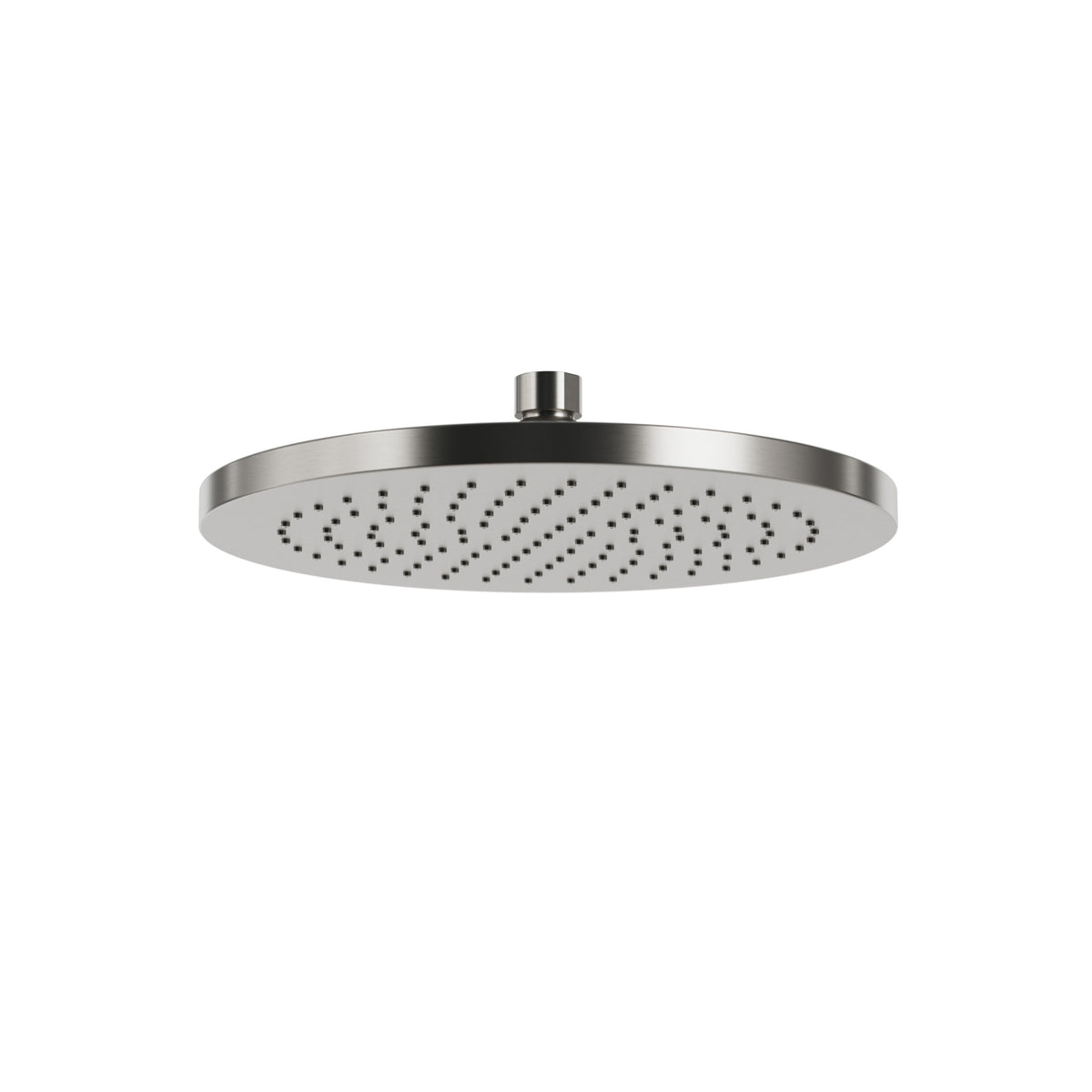Aquabrass Xpress 10” Round Rainhead XP148 in Brushed Nickel PVD