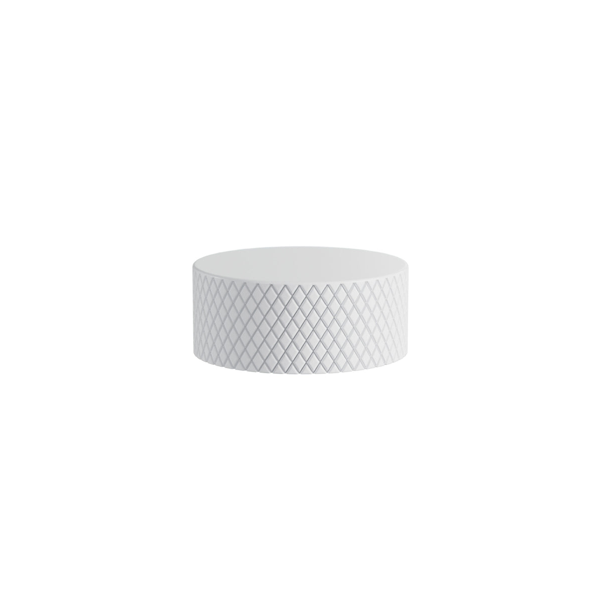 Aquabrass Xpress Umix Knurled Diverter Handle Base XPKDH in White