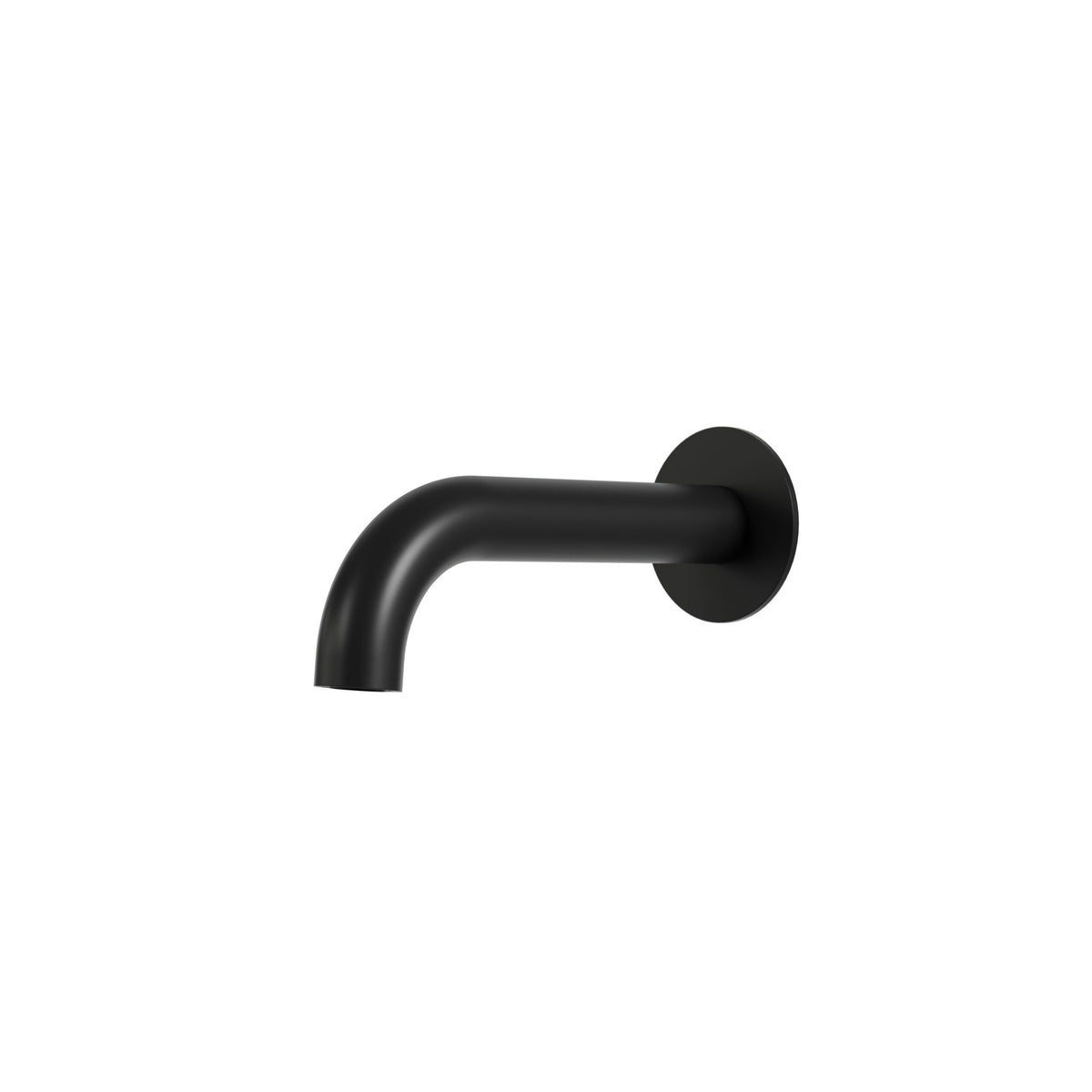 Aquabrass Xpress Round Tub Spout XPR32 in Electro Black