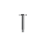 Aquabrass Xpress 4” Ceiling Shower Arm with Round Flange XPR63 in Polished Chrome