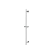 Aquabrass Xpress Round Shower Rail with Round Flanges XPR86 in Polished Chrome