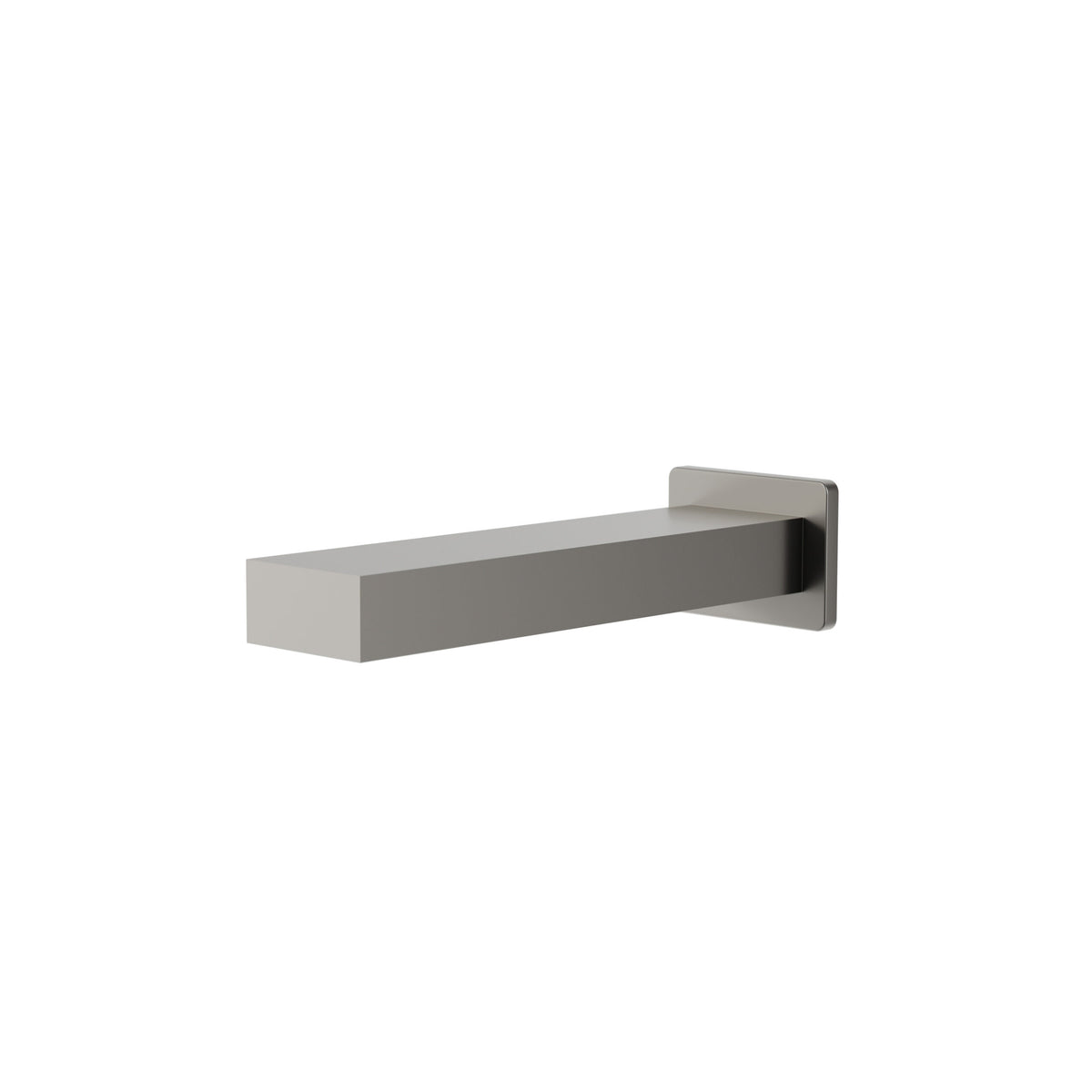 Aquabrass Xpress Square Tub Spout XPS32 in Brushed Nickel PVD