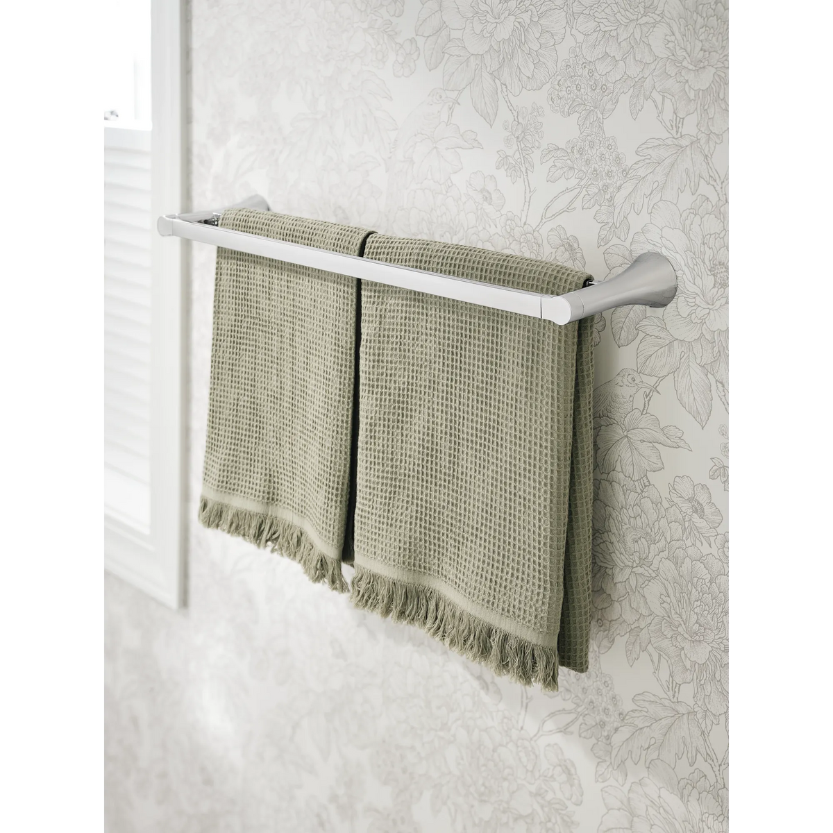 Moen Mikah 24" Double Towel Bar Y0722 in Chrome (Y0722CH) - view 3