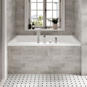 Zitta Balla II Bathtub, drop-in with tiling flange, 66", in glossy white ZOEMBL6632D1T