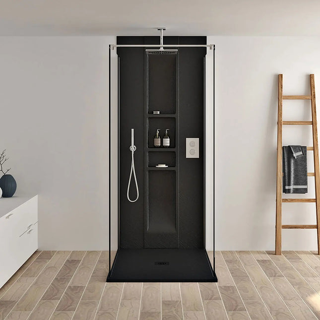 Zitta Black niche, stone powder, Zitta collection MU1484HNNZ4 - Plumbing Market