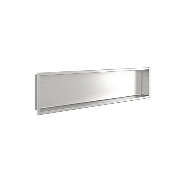 Zitta Brushed stainless steel niche 48" x 12" ANR48120404 - Plumbing Market