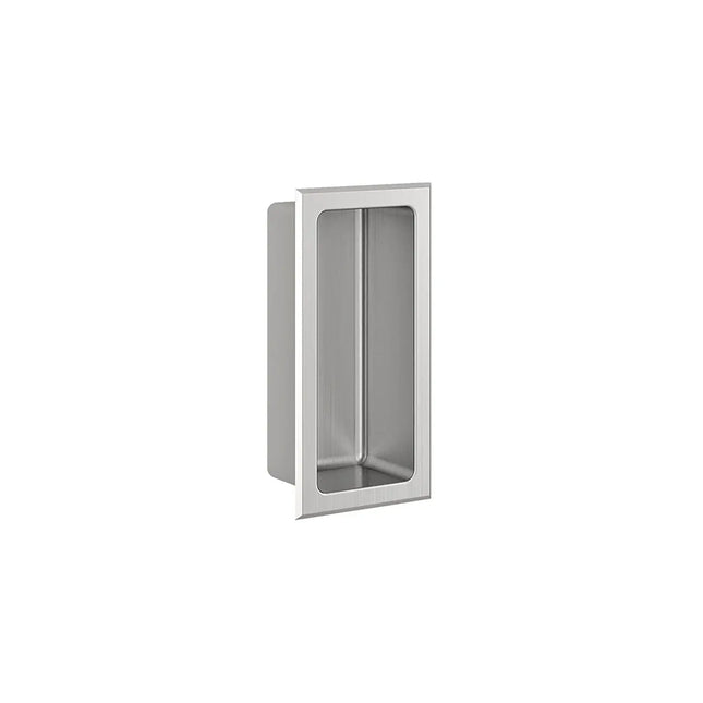 Zitta Brushed stainless steel niche 6" x 12" ANR06120404 - Plumbing Market