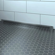 Zitta Complete stainless steel wall drain 24", for shower, Zitta collection AD2401WIZB16 - Plumbing Market