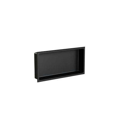 Zitta Matte black stainless steel niche 12" x 24" ANR12240407 - Plumbing Market