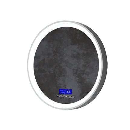 Zitta Smart mirror 20" x 20" round matte white, Slik Portfolio collection CMM1919SC0X - Plumbing Market