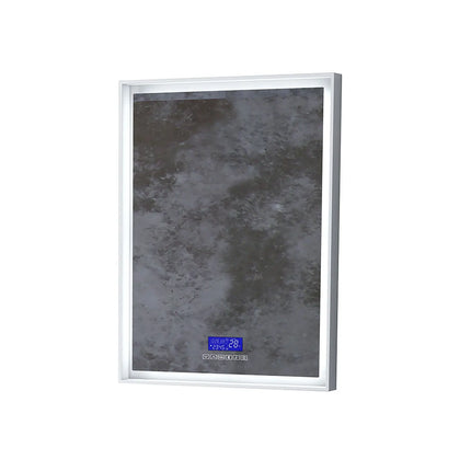 Zitta Smart mirror 24" x 32" rectangular matte white, Slik Portfolio collection CMM3131SC0X - Plumbing Market