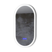 Zitta Smart mirror 32" x 16" oblong matte white, Slik Portfolio collection CMM1632SO0X - Plumbing Market