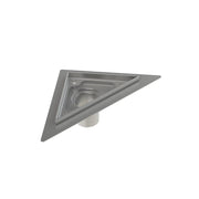 Zitta Stainless steel triangle 8" x 8", stainless steel, for shower, Zitta collection AD0808TRZ16 - Plumbing Market