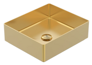 Zomodo 15" Square Vessel Sink - Eureka Gold VBC4035-EG