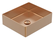 Zomodo 15" Square Vessel Sink - Rio Bronze VBC4035-RB
