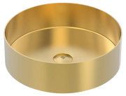 Zomodo 16" Round Vessel Sink - Eureka Gold VBC406R-EG