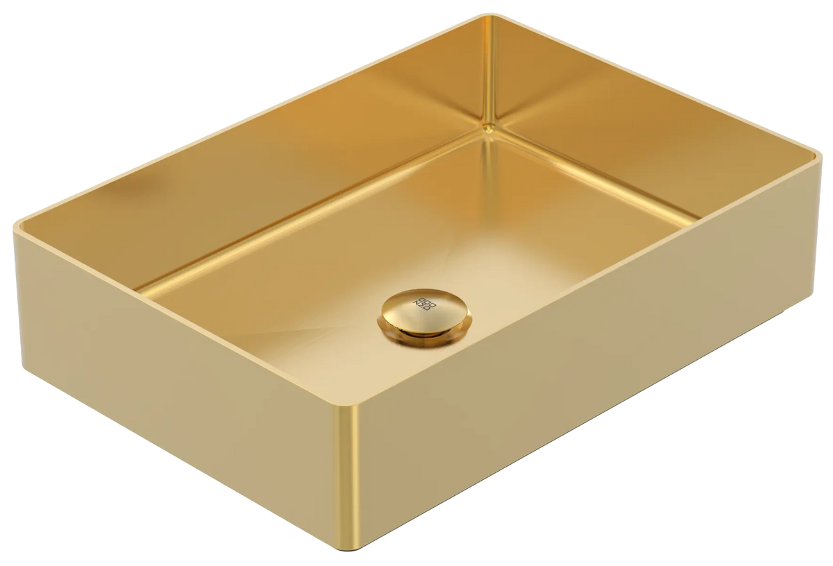 Zomodo 20" Rectangular Vessel Sink - Eureka Gold VBC5035-EG