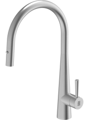 Zomodo Cignus Kitchen - Brushed Stainless
Overall Dimensions: Height: 16½" Reach: 9"  KTC014-BRD