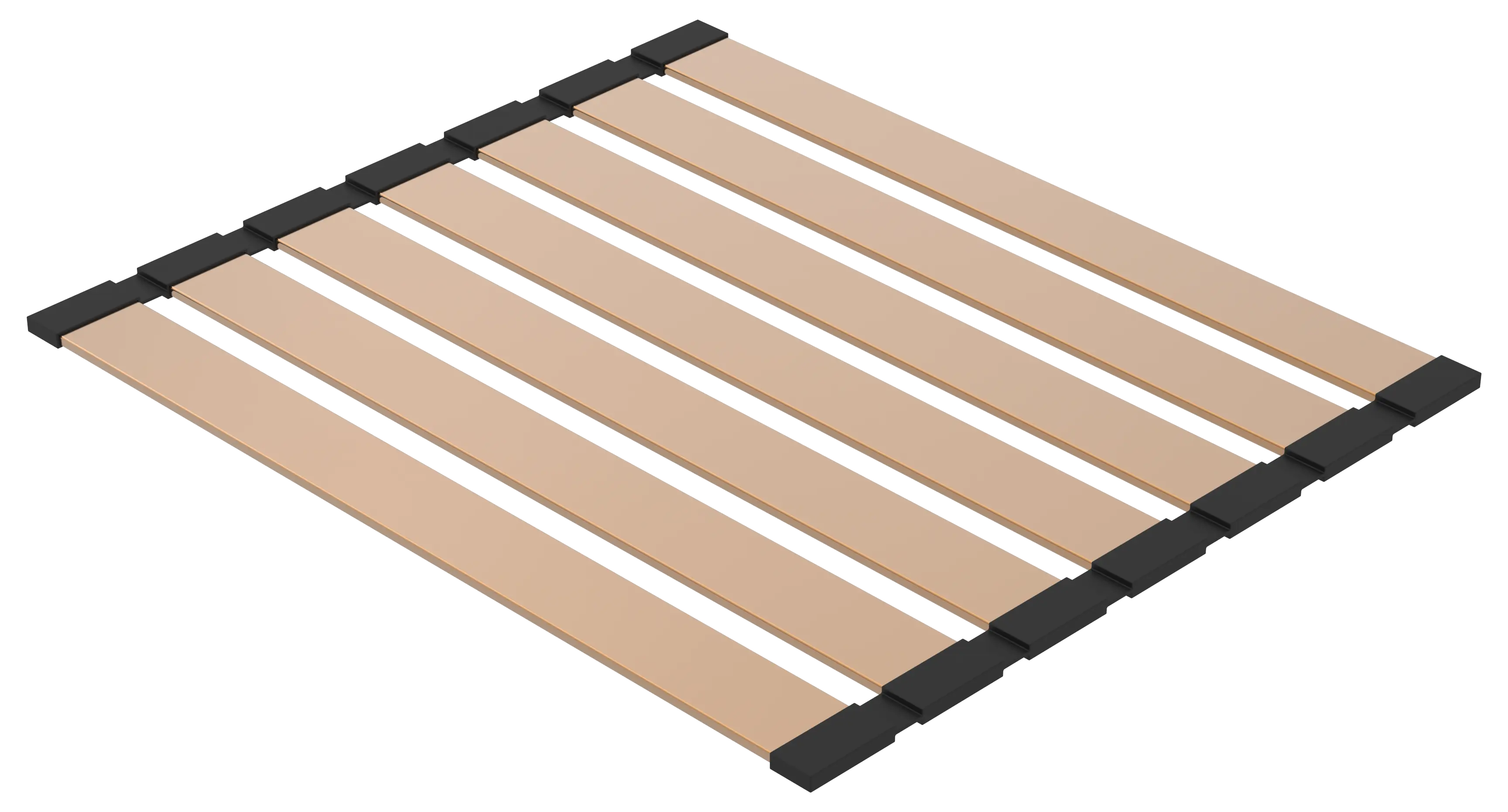 Zomodo Foldable Drying Mat - Rio Bronze Overall Dimensions: 14⅞" x 17⅜" x ¼" CNC3844R-RB