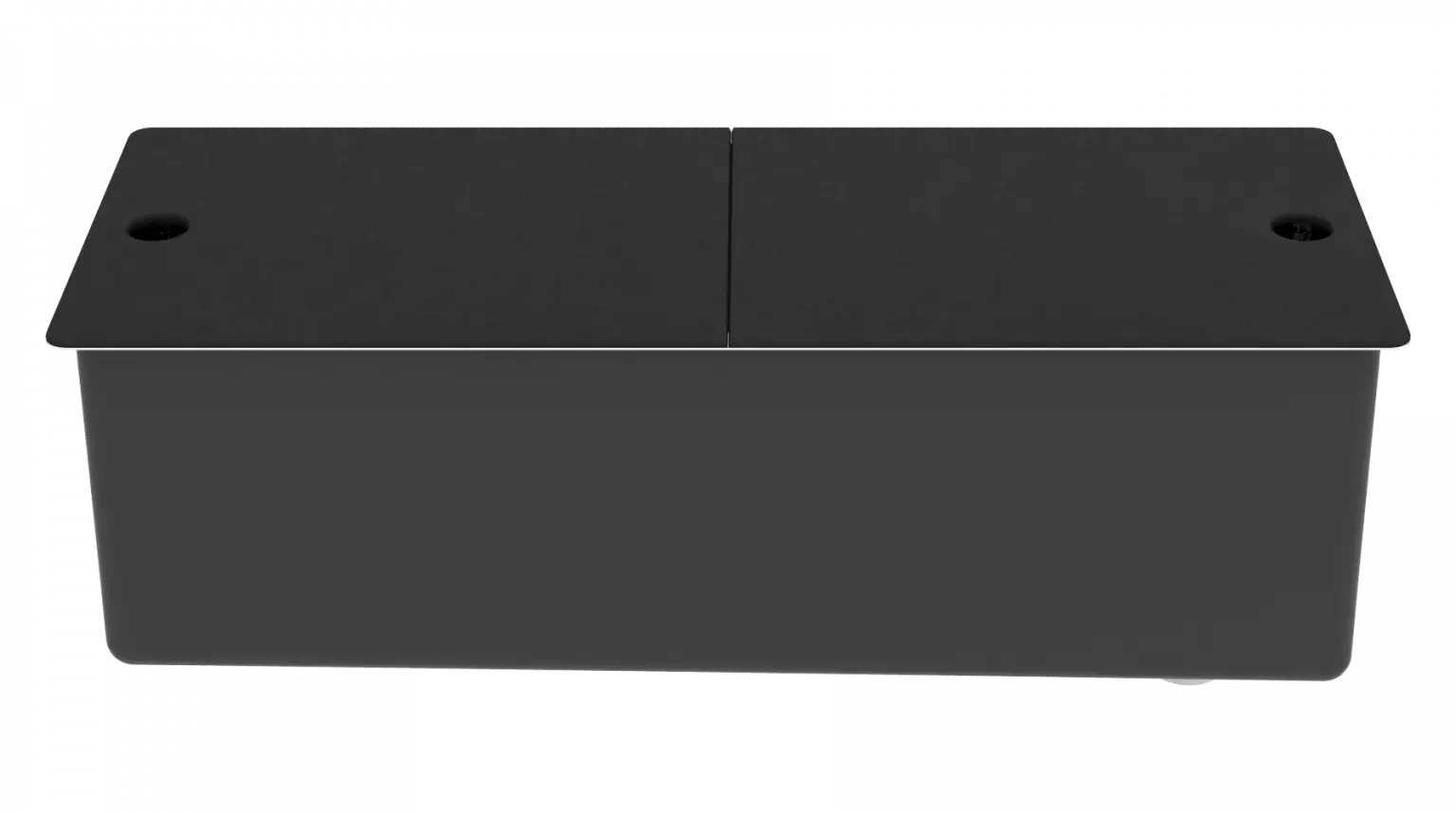 Zomodo Panama 26" x 10" Party Sink / Cooler Kit - Black Pearl PRC620K-BK