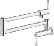 Zomodo Pot Filler - Brushed SS
Overall Dimensions: Extended Reach: 25⅛", Retracted Reach: 13½" KTC043-BR