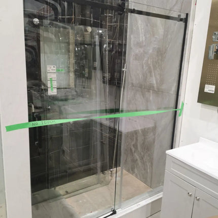 Zuuz 60" x 72"  10mm thick Sliding Door with Hardware - Plumbing Market
