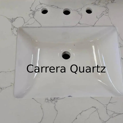 Zuuz Hampton Bathroom Vanity with Quartz Counter top 42 inch Right Drawers (Copy) - Plumbing Market