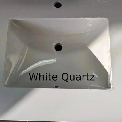 Zuuz Hampton Bathroom Vanity With Quartz Counter Top 60 Inch Double Sink - Plumbing Market