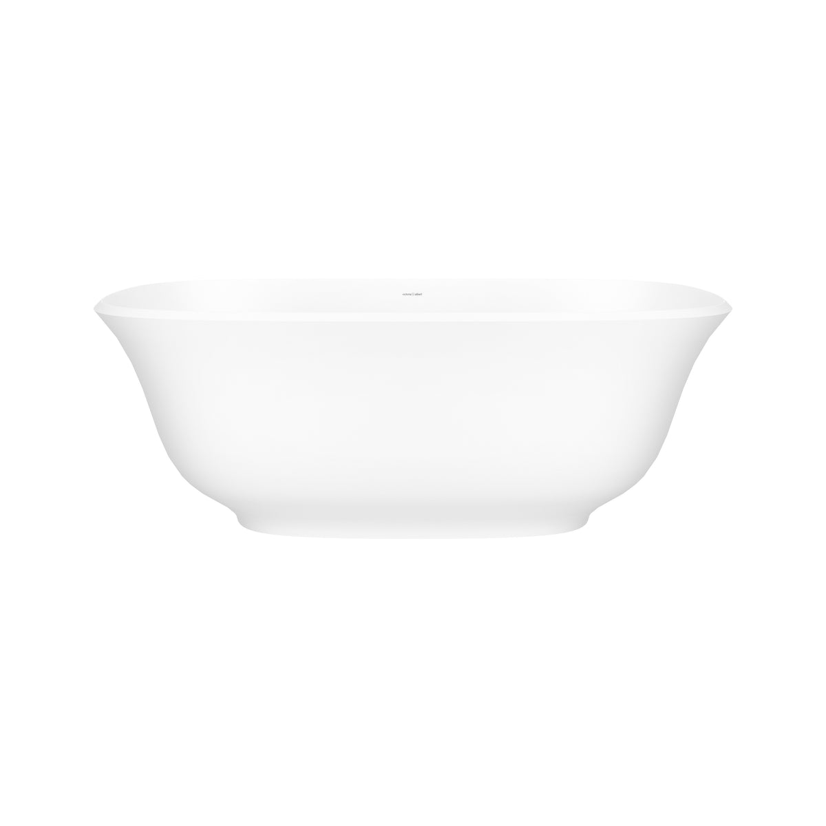 Victoria + Albert Amiata 65" x 32" Freestanding Soaking Bathtub AMT - Standard Matte White / 65 x 31 / Without Overflow