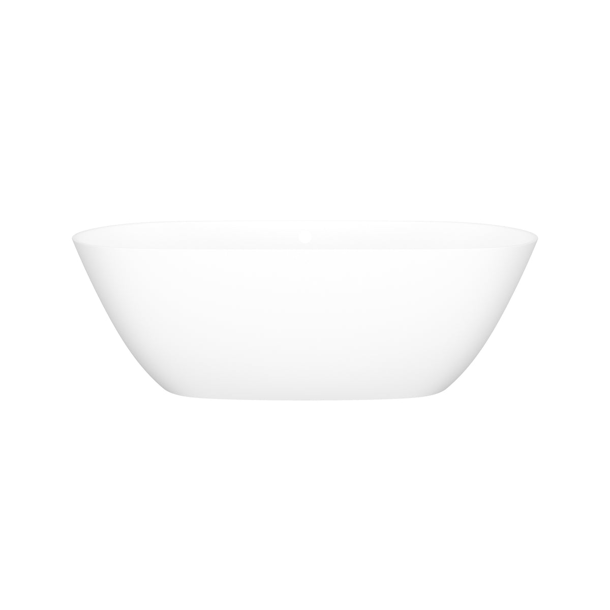Victoria + Albert Lussari 65" x 29" Freestanding Soaking Bathtub LU2 - Standard Matte White / 65 x 29 / With Overflow