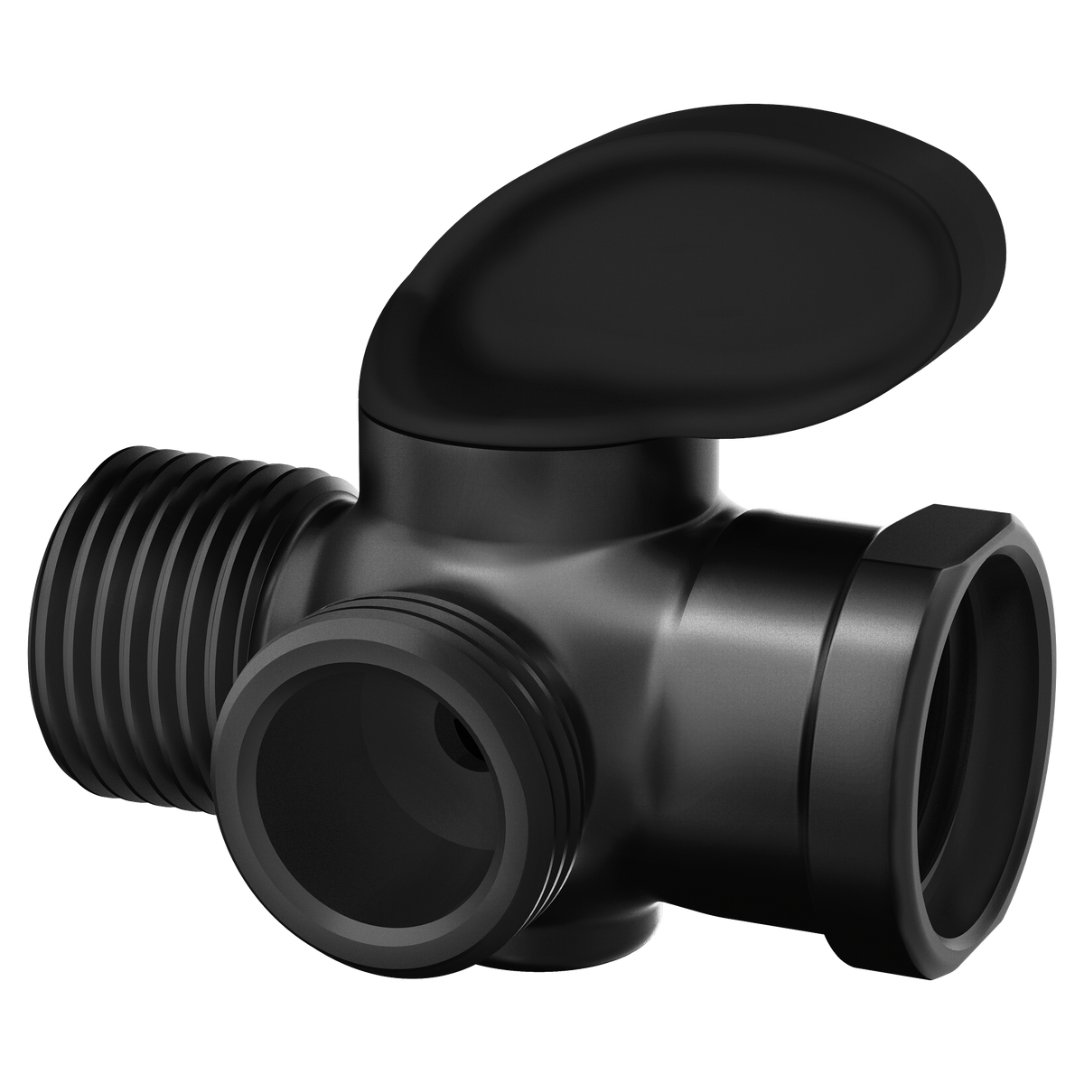 Moen Shower Arm Diverter A720 in Matte Black (A720BL)