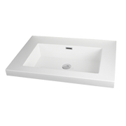 Rubi Arto Basin Slim White Gloss RTO690SBL