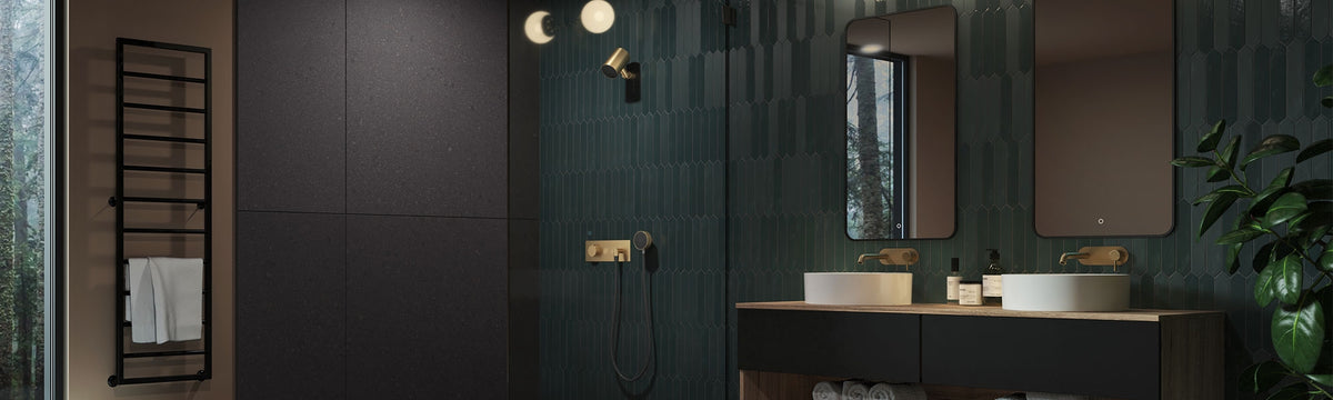Rubi ON 1/2" Thermostatic Shower Faucet RON2F30-40N