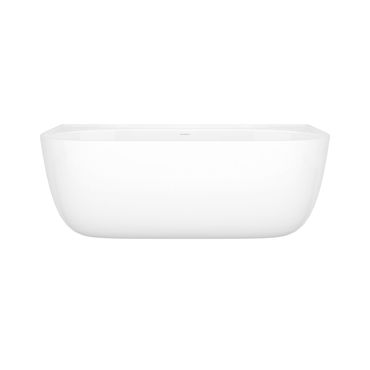 Victoria + Albert Eldon 69" x 34" Freestanding Back to Wall Bathtub With Void ELD - Standard White / 69 x 34 / Without Overflow