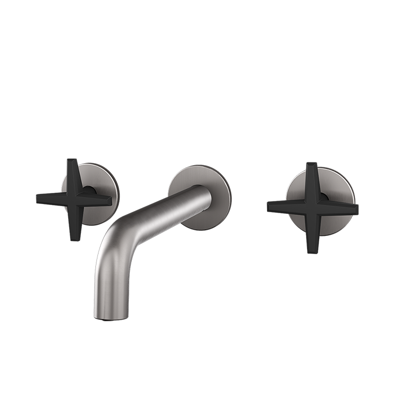 Rubi Lexa Wall-Mounted Bathroom Faucet Without Drain RLX17WD
