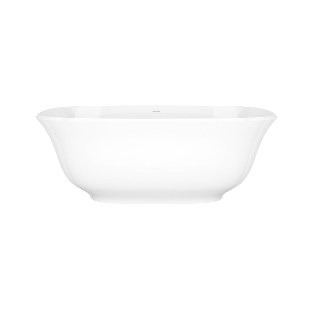Victoria + Albert Amiata 65" x 32" Freestanding Soaking Bathtub AMT - Standard White / 65 x 31 / Without Overflow