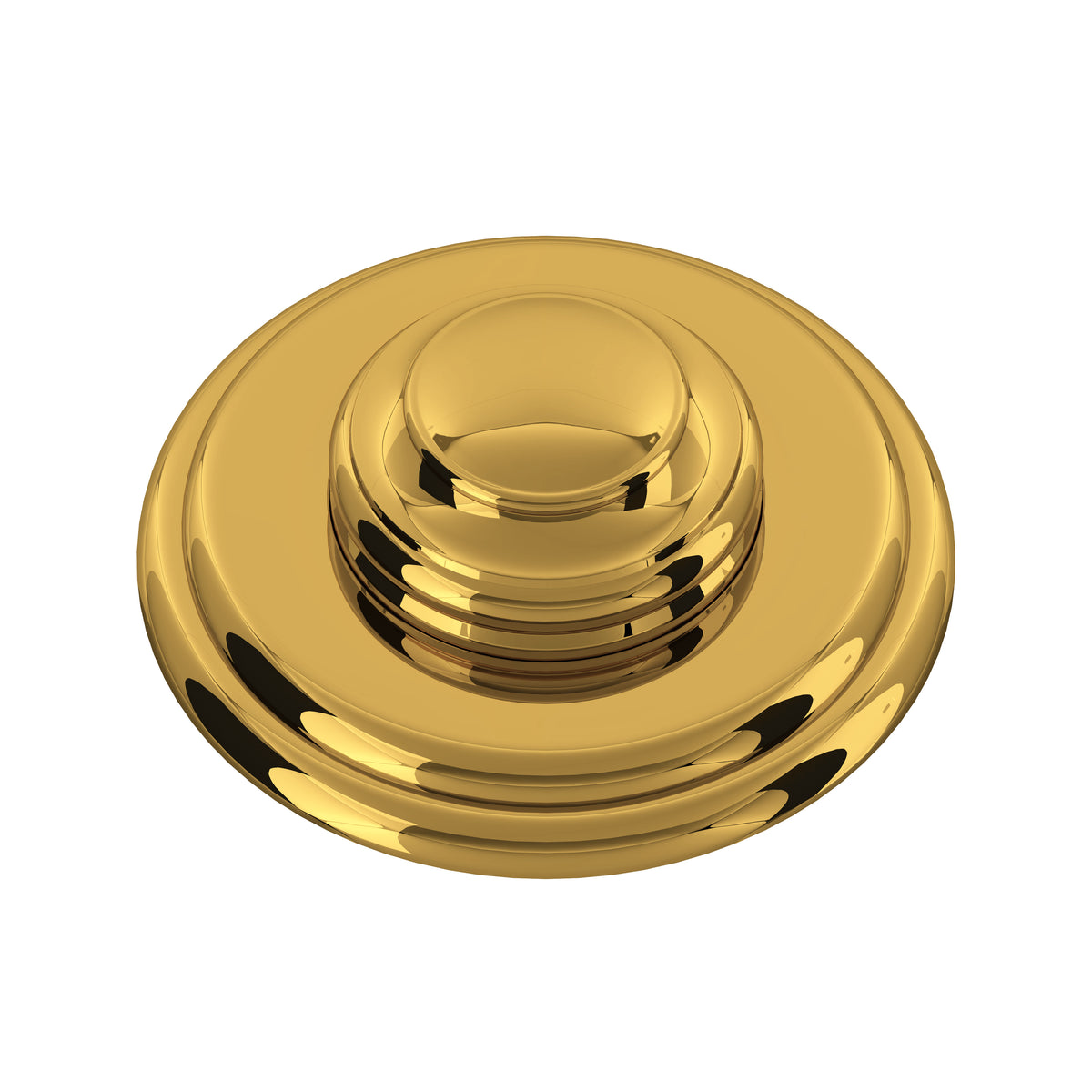 ROHL Waste Disposal Air Switch Button AS525 - Unlacquered Brass