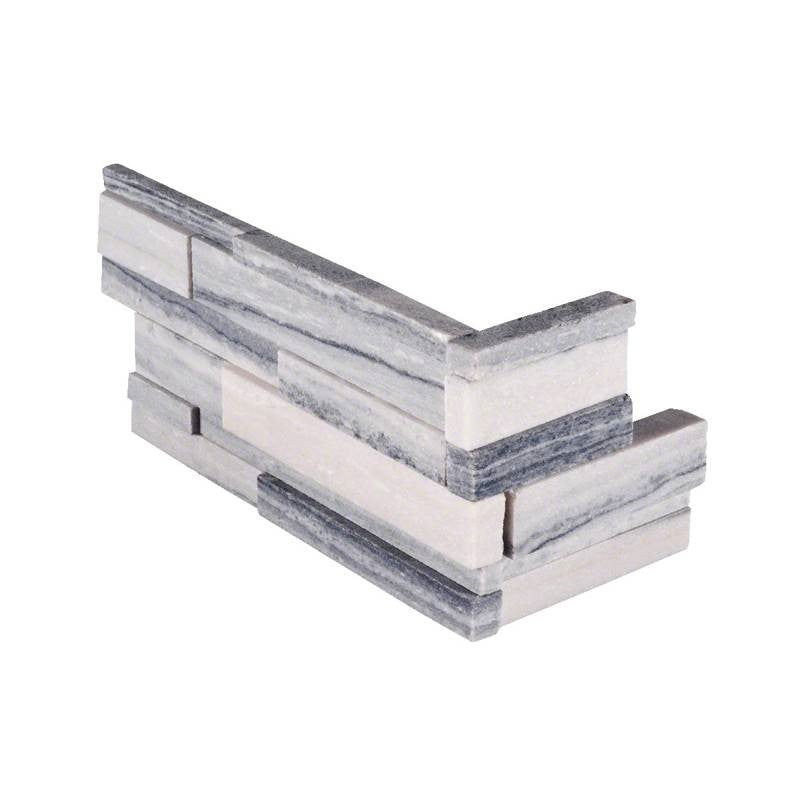 MSI Alaska Gray 3d stacked stone 6 x 12 x 6 (LPNLMALAGRY618COR-3DH)