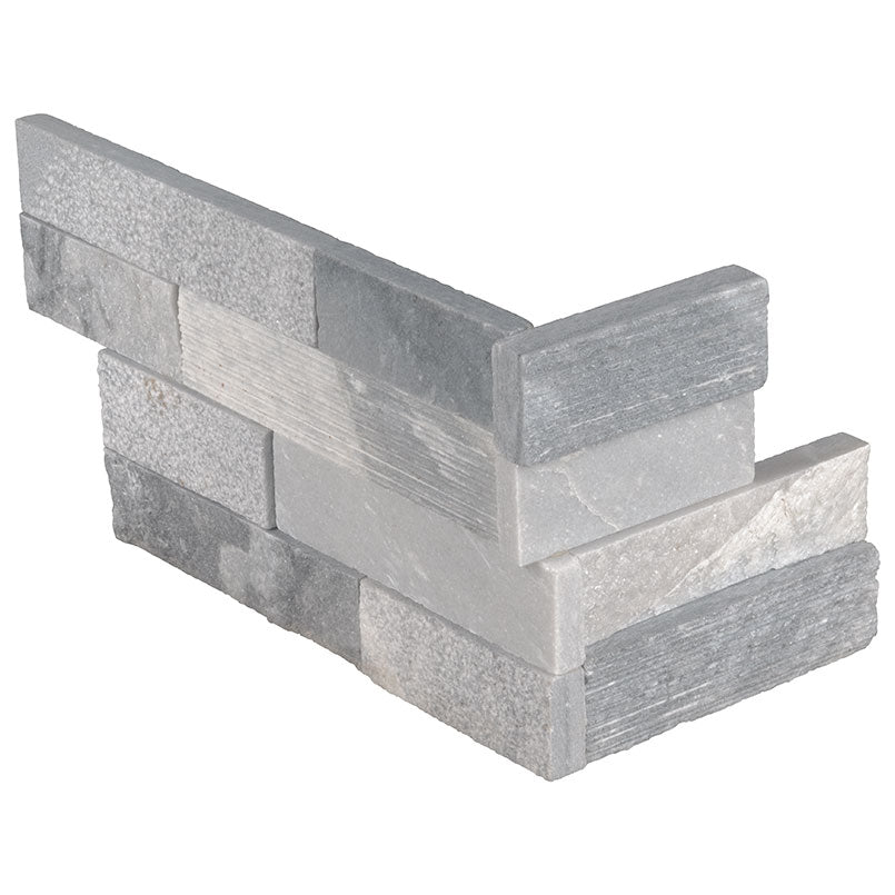 MSI Alaska Gray Multi Finish stacked stone 6 x 12 x 6 (LPNLMALAGRY618COR-MULTI)