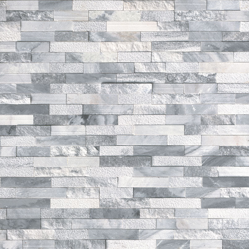 MSI Alaska Gray Multi Finish stacked stone 6 x 12 x 6 (LPNLMALAGRY618COR-MULTI)