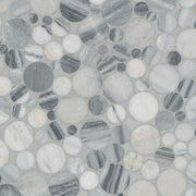 MSI Alaska Gray Pebble Polished Marble mosaic (SMOT-PEB-ALGRY) – MSI product image