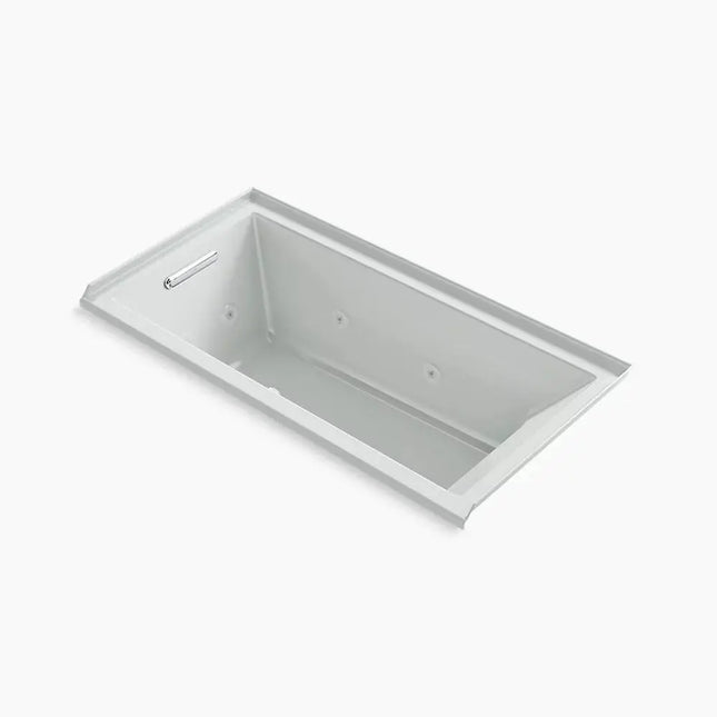 Kohler Underscore 60" x 30" drop-in/alcove heated whirlpool bath, left drain K-1167-JLH-95 - Plumbing Market