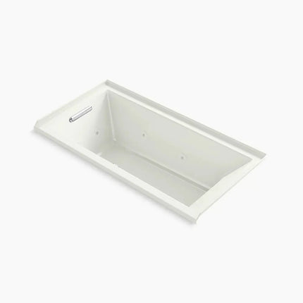 Kohler Underscore 60" x 30" drop-in/alcove heated whirlpool bath, left drain K-1167-JLH-NY - Plumbing Market