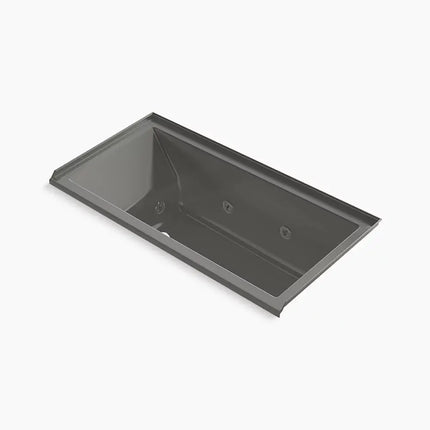 Kohler Underscore 60" x 30" drop-in/alcove heated whirlpool bath, right drain K-1167-JRH-58 - Plumbing Market
