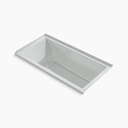 Kohler Underscore 60" x 30" drop-in/alcove heated whirlpool bath, right drain K-1167-JRH-95 - Plumbing Market